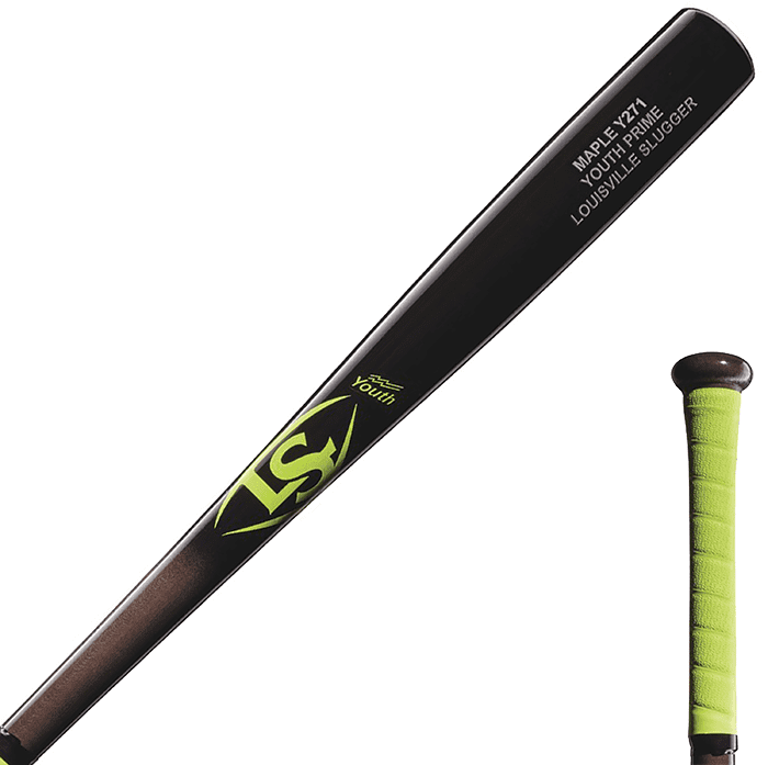 Louisville Slugger Youth Prime Y271 Maple Wood Baseball Bat - 0