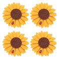 thumbnail image 1 of Shisuyan Pince de Fixation pour Rideau Tournesol 4 Pcs 3.9X3.9X0.8In, 1 of 9