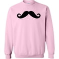 thumbnail image 2 of Inktastic Mustache Adult Sweatshirt, 2 of 4