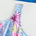 thumbnail image 5 of Utlike Girls Swimwear Kids Floral Print 2 Piece Swimsuit Swimwear Bathing Suit Cute Bikini Adjustable Girls Swimsuit Size 11 Years-12 Years, 5 of 7