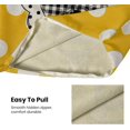thumbnail image 5 of Summer Pillow Covers 16x16 Set of 2, Bee Polka Dots Decorative Yellow Throw Pillow Covers Linen Cute Farmhouse Cushion Pillow Covers for Sofa Couch Outdoor Decor, 5 of 6