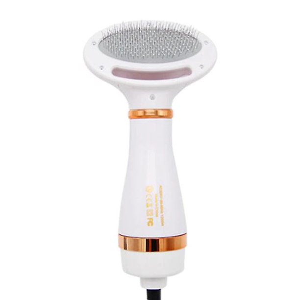 Secador de pelo para perros 2 en 1, secador de pelo silencioso para perros y peine, cepillo para el cuidado del cabello, peine para gatos, soplador de piel para cachorros, temperatura de bajo ruido Feliz Sencillez