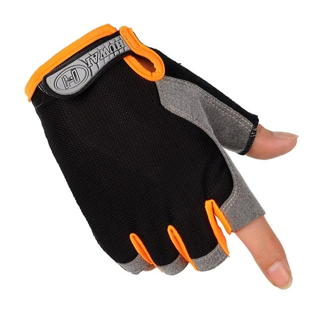 1 Paire de Gants Antidérapants pour Vélo de Montagne Demi-Doigt