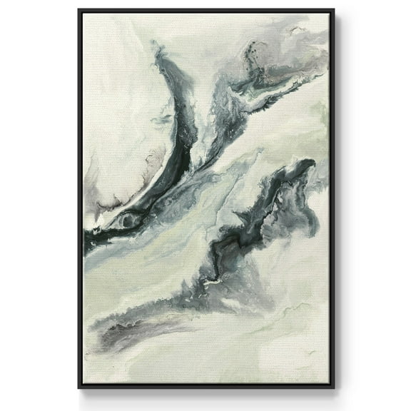 Untitled Framed Premium Gallery Wrapped Canvas - Ready to Hang - 17 x 25 - Black Floating Frame