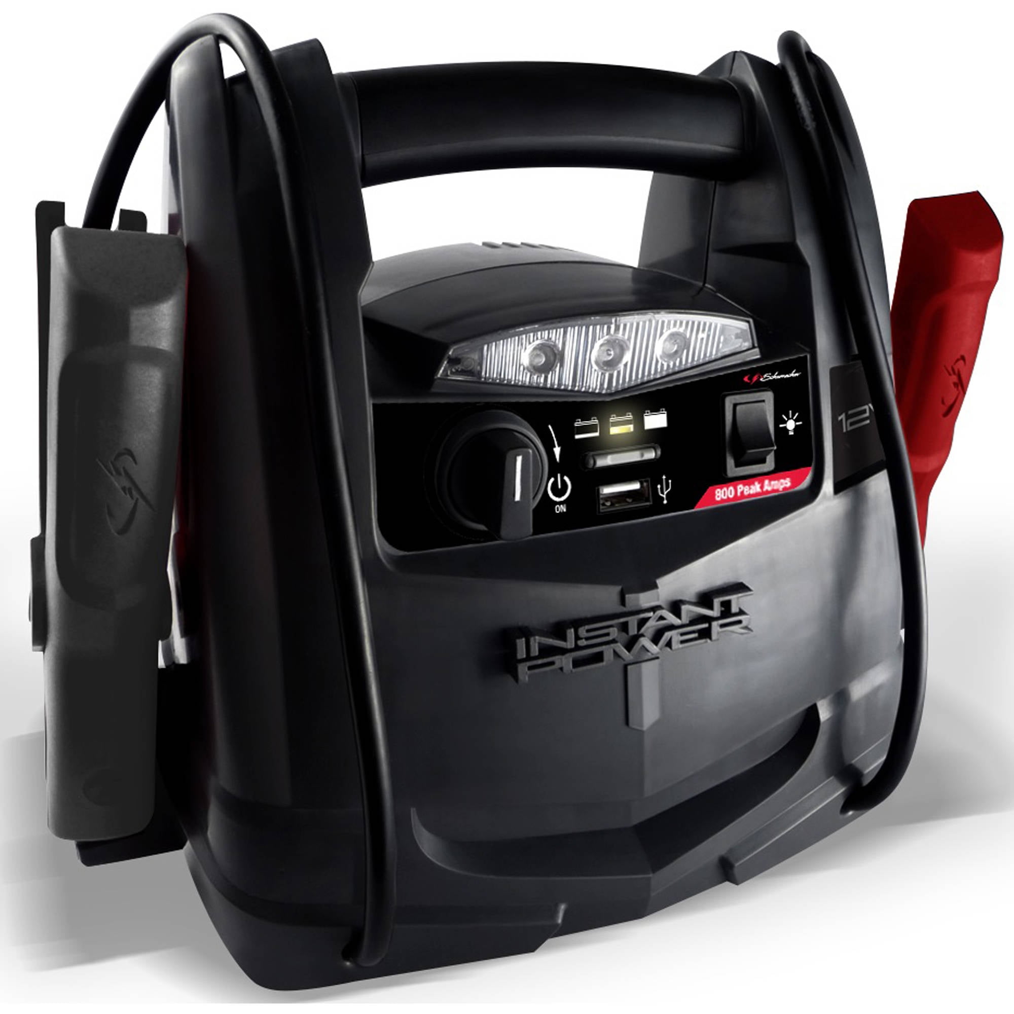 Schumacher Electric 800 Peak Amp Jump Starter + 12V/USB Power Supply