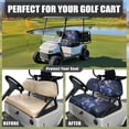 thumbnail image 4 of HUIACONG Galaxy Butterfly Golf Cart Seat Covers Comfortable for Club Car EZGO, Breathable Machine Washable Golf Cart Seat Covers 2 Piece Universal Fit, 4 of 7