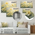 thumbnail image 4 of Designart "White Yellow Buttercups love expression II" Floral Metal Wall Decor, 4 of 5
