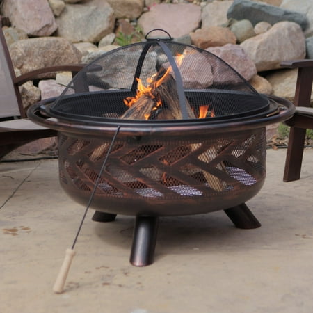 fire pit grate grill round ember pits bronze aspen burning wood hayneedle dialog displays option button additional opens zoom sign