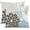 Brown Blue, variant on Black Brown Outdoor Pillow Covers 20x20 Inch Set of 2 White Gray Flower Throw Pillows Farmhouse Outdoor Modern Floral Polyester Square Cushion Case Decor for Living Room Sofa Patio Funiture Garden 01A