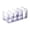 Purple, variant on 4 Grid Bookend, Desktop File Rack, Durable Book Divider & Book Support for Student Desk