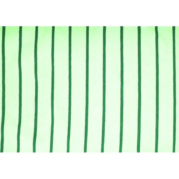 Ahgly Company Indoor Rectangle Solid Green Modern Area Rugs, 7' x 10'