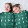 thumbnail image 5 of Green Christmas Tree and Snow Pattern Round Blanket,Comfortable Soft Flannel Throw Blanket,All Season,Warm Lightweight Blankets for Sofa Bed Couch Living Room Chair 47"x47", 5 of 5