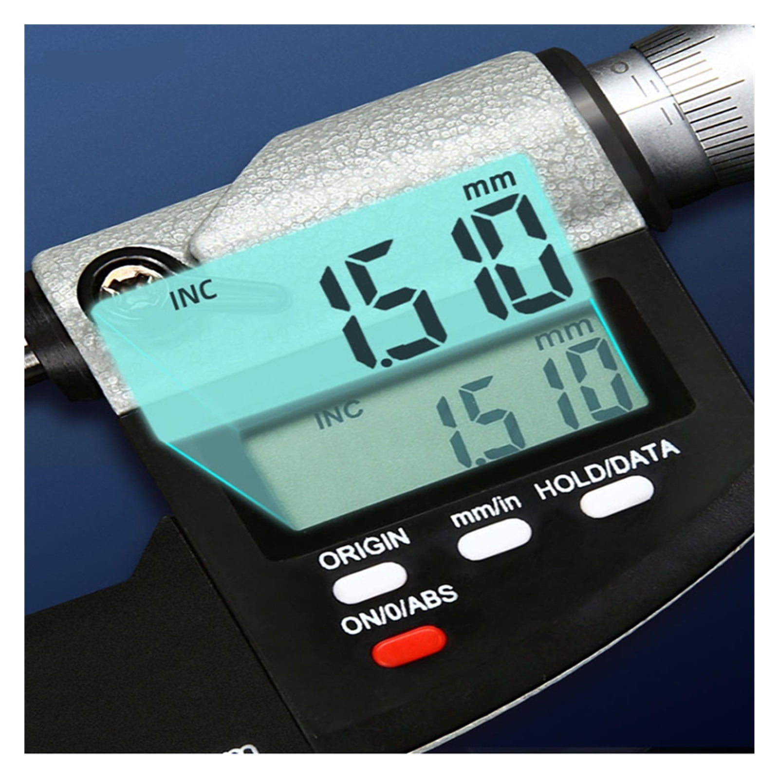 0.001mm Digital Outside Micrometer 0-25mm 25-50mm 50-75mm 75-100mm Electronic Micrometer Caliper Gauge Meter Micrometer Carbide ,Easy to Use