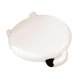 thumbnail image 3 of Cojín de asiento con forma de gato, portátil, versátil, con cremallera, para silla Blanco, 3 of 8