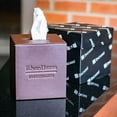 thumbnail image 3 of Chocolate Brown&nbsp;Leather Tissue Box Cover, 3 of 4