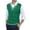 Green, variant on Sweater Vest Men Fall Winter Casual Sleeveless V Neck Cable Knit Pullover Sweater Preppy College Style Knit Vest