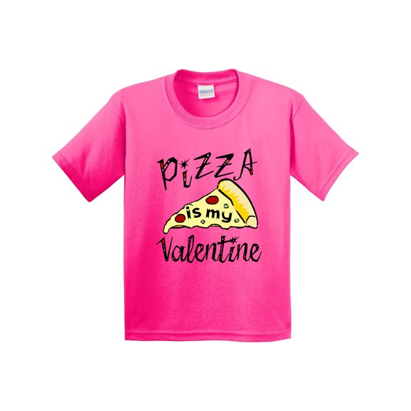 Inktastic Anti-valentine's Pizza is My Valentine Youth T-Shirt