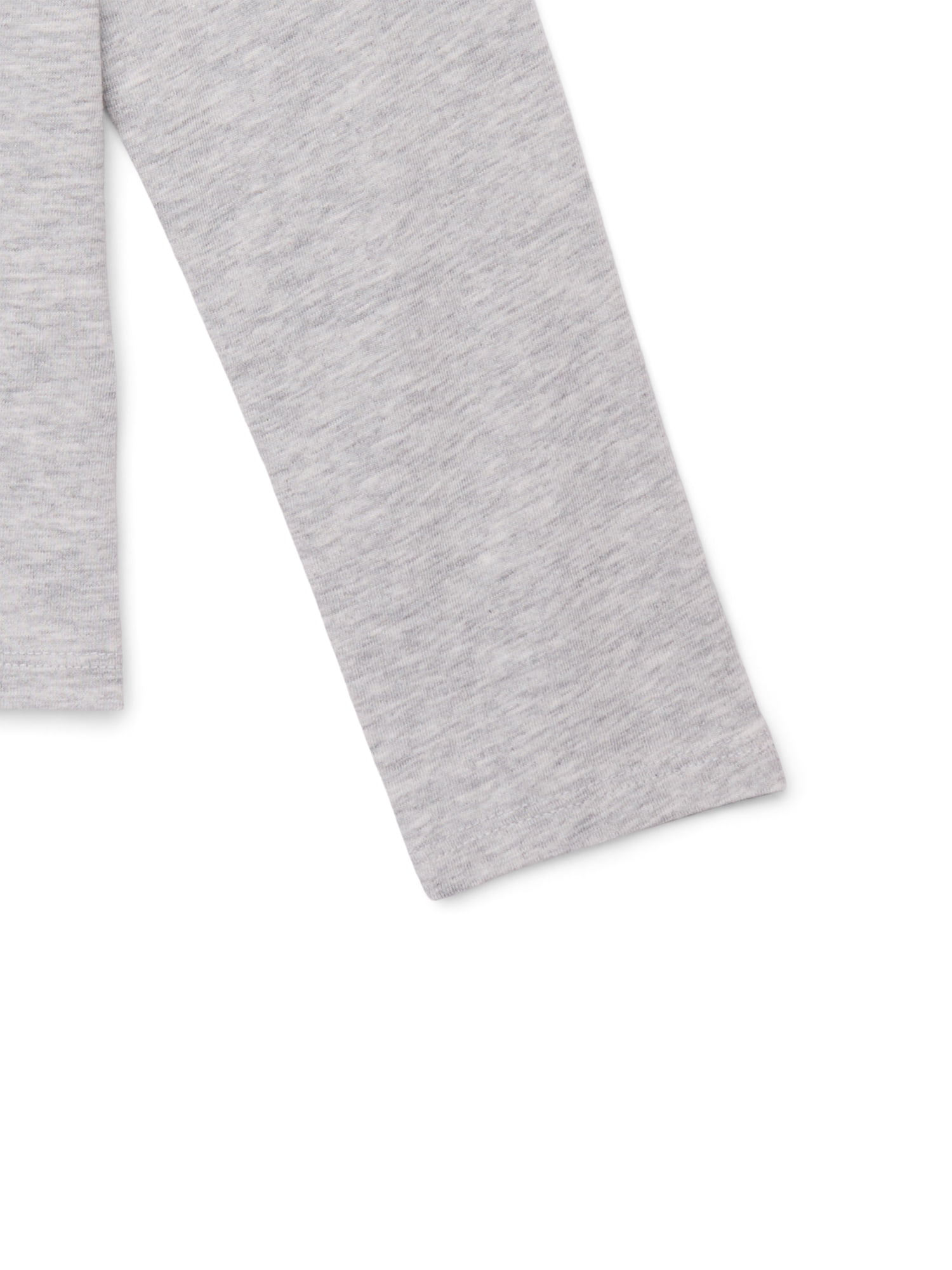 Wonder Nation Girls Embellished Tee with Long Sleeves, Sizes 4-18 & Plus