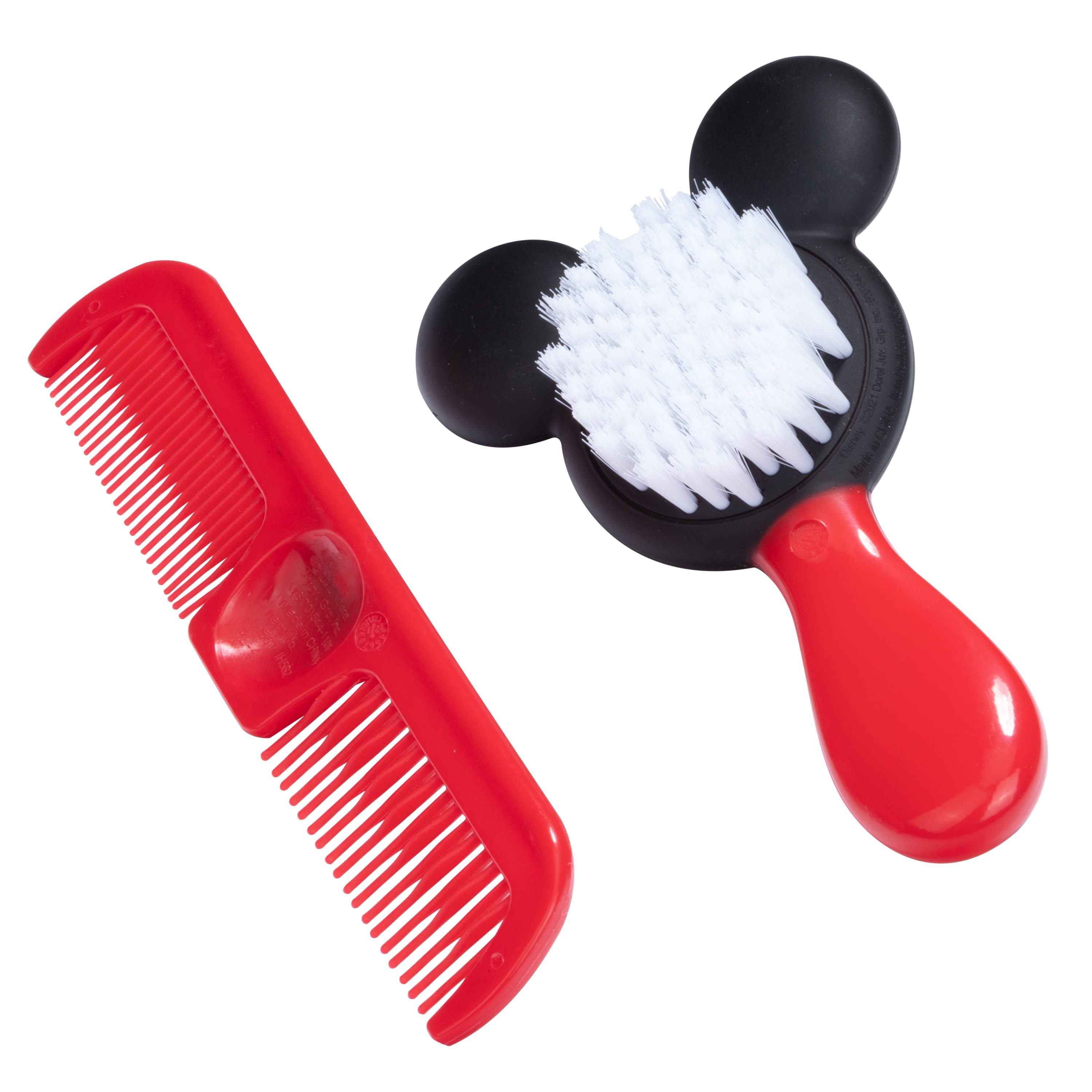 Disney Baby Mickey Mouse Brush & Comb Set - Red Mickey, Mickey