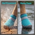 thumbnail image 5 of Deago 4PCS Dog Shoes for Small Dogs, Hot Pavement Summer Puppy Dog Boots & Paw Protectors with Soft Anti-Slip Rubber Sole, Mesh Breathable Dog Booties for Hardfloors, Walking Running, 5 of 9