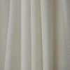 Nicole Miller Faux Linen Slub Textured Hidden Tab/Rod Pocket Top Light Filtering Curtain Panel Pair, 54"x84", Linen
