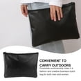 thumbnail image 5 of HEALEEP Fiberglass Document Bag Fireproof Zipper Pouch For Safe Storage Of Money Cash Legal Documents And More Black, 5 of 5