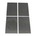 thumbnail image 1 of yuksok 4 Pieces Clay Texture Sheets Art DIY Easy to Use Floral Texture Mats, 1 of 9
