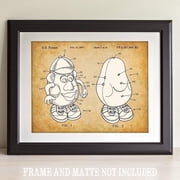 Mr. Potato Head - Talking Toy Potato - 11x14 Unframed Patent Print - Great Gift for Boys or Girls Room Decor