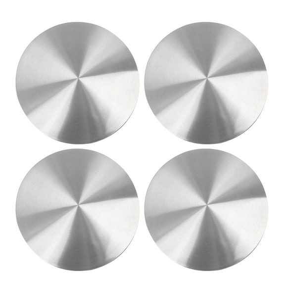 56.5mm Silver Tone Car Auto Wheel Center Hub Caps Sticker Emblem Badge 4pcs