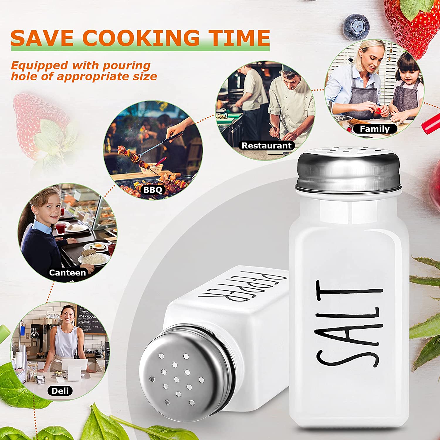 Salt & Pepper Shakers Home & Living Kitchen & Dining vintage Farm House