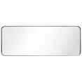 thumbnail image 4 of Empire Art Direct Ultra Polished Silver Stainless Steel Frame Rectangle Wall Mirror, 18" x 48" x 2", Ready to Hang, 4 of 16