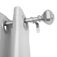 thumbnail image 1 of Utopia Alley D14N 0.75 in. Single Decorative Drapery Adjustable Curtain Rods for Windows 48 to 86 in. - Nickel, 1 of 1