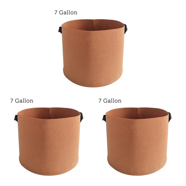 Advancent Bolsas para cultivo de plantas de jardín de 1/2/3/5/7 galones, maceta para flores y verduras, maceta para jardín de patatas, bolsa para cultivo Type3 NO3 Advancent CBP060951