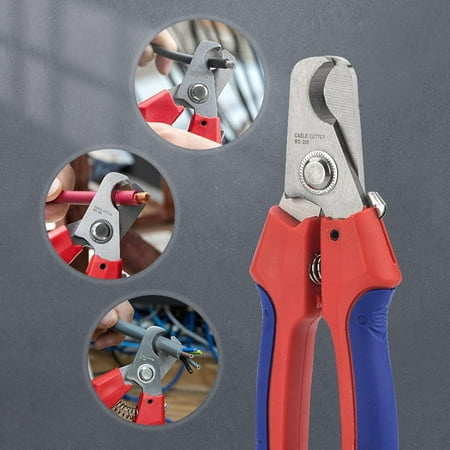 

Reliable Essential 6.7 inch Multi-functional WX-206 Carbon Steel Cable Cutter Tool - Versatile Handy Electrical Hand Tools for Precision Work - Efficient Shear Cutter for Cutting Wire El