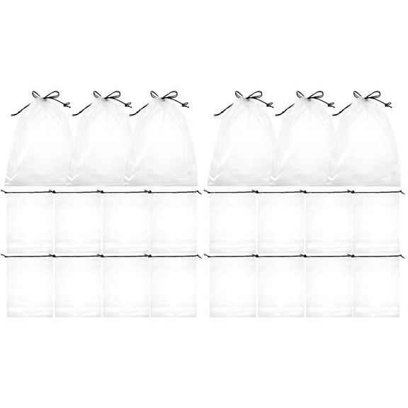 28 pcs  Drawstring Shoe Bags Women Men Shoe Storage Bags Outdoor Travel Shoes Organizer Bags