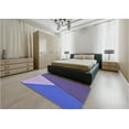 thumbnail image 4 of Ahgly Company Indoor Square Patterned Purple Amethyst Purple Area Rugs, 6' Square, 4 of 6