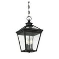 thumbnail image 6 of Ellijay 3-Light Outdoor Hanging Lantern in Black, 6 of 6