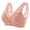 Pink##1, variant on Jsaierl Women's Lace Bras Wirefree Support T-shirt Bras Seamless Comfortable Bralettes Soft Breathable Full Figure Bras