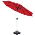 thumbnail image 4 of F.Corriveau International Parasol en toile octogonal  8,5', 4 of 5