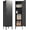 Black,59"H, variant on BarefHaven Black Metal Locker Cabinet, 59.1" Lockable Storage Locker for Employees with Adjustable Shelves, Locking File Cabinet Door for Office, School, Gym, Garage