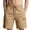 Khaki, variant on Mgmyaa Men's Big & Tall Performance Cargo Shorts Casual Athletic Gym Workout Shorts