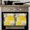Yellow, variant on Black Grey Ombre Kitchen Towels Set of 4, Water Absorbent Dish Towel, Vintage Abstract Smear Aesthetics Decorative Hand Towels - Quick Drying Cloth for Cooking Baking, 18x28 Inch