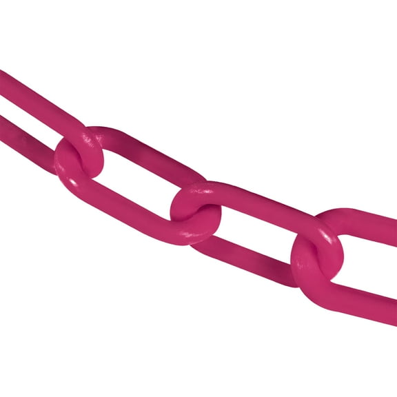 3 Inch x 25 Feet Safety Pink Plastic Safety Chain