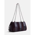 thumbnail image 3 of Scoop Women's Faux Snakeskin Chain Shoulder Bag, Dark Brown, 3 of 6
