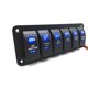 thumbnail image 4 of Panel de control con interruptor de joystick de 6 bandas, circuito LED azul, cargador de barco de carreras, 4 of 4