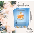 thumbnail image 5 of Darling Souvenir Blue Birthday Invitation Card Printable Fill or Write In Blank Invites Party Supplies Pack Of 28 5 x 7 Inches, 5 of 5
