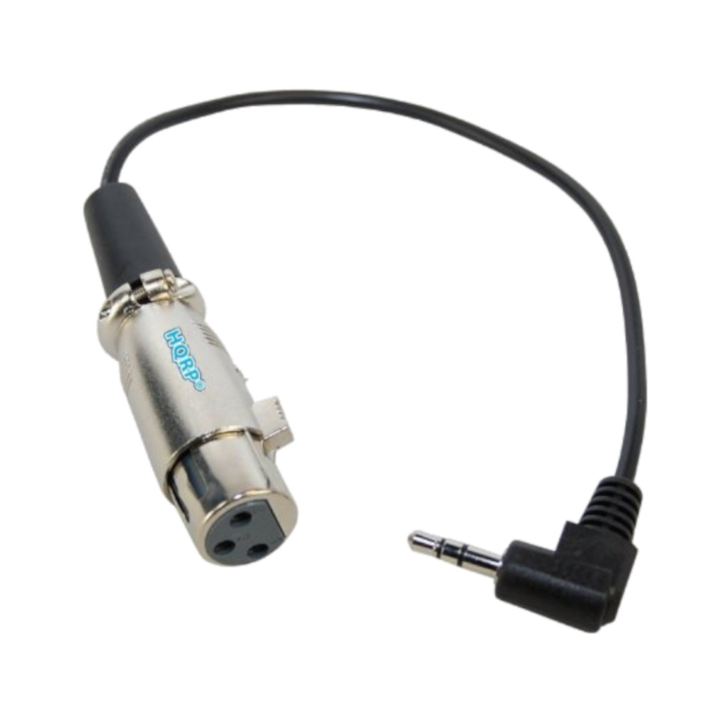 HQRP 3.5mm to XLR Female 3-pin Cable Cord for Shure PG58-QTR Cardioid Dynamic Vocal Microphone - image 2 of 3
