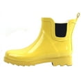 thumbnail image 3 of StarBay Women's Waterpoof Garden Ankle Rubber Rain Boots R608 Yellow Color size 7, 3 of 3