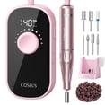thumbnail image 1 of Lima eléctrica para uñas COSLUS E51 40000 RPM recargable rosa, 1 of 9