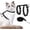 Star-Moon, variant on Harness and Leash Set - Escape Proof Adjustable  Harness, H-shped Comfortable Soft Lightweight Kitten Harness for Outdoor Walking, for Small Medium Cats, Rhinestones M